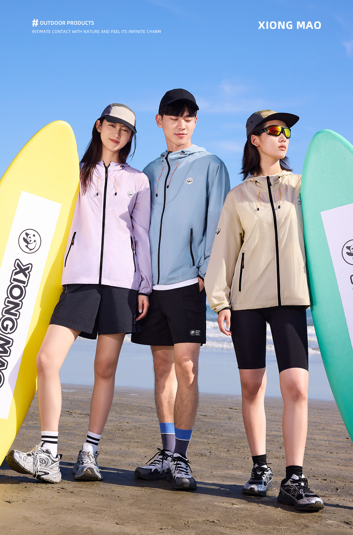 Xiongmao Luotuo Series Outdoor Sun Protection Clothing, Water-Repellent, Cool-Feeling Sun Protection Garment for Men And Women, Spring And Summer Jacket R139E,M 13