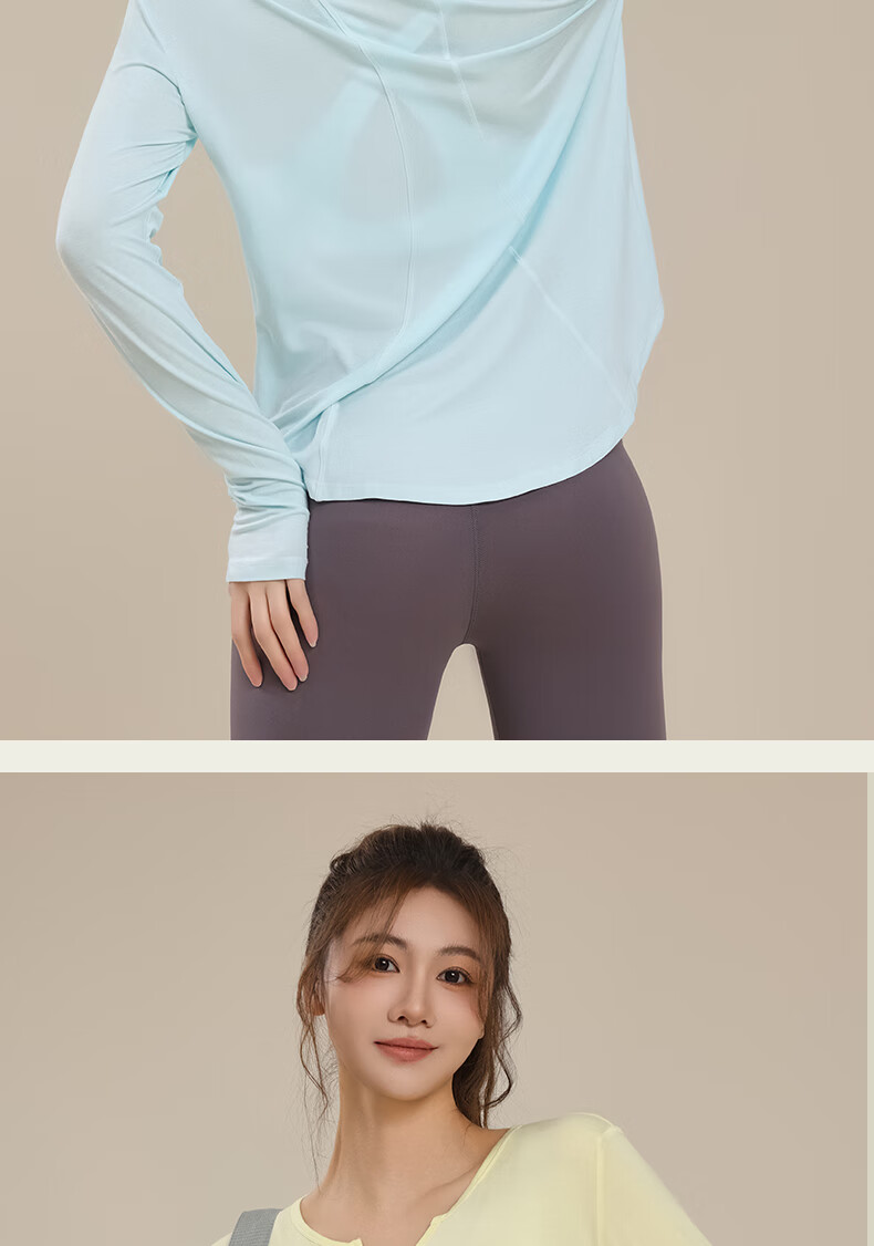 Free Style Yoga Shirt for Women Spring Autumn New Running Fitness Quick-Dry Top Pilates Sports Loose Long Sleeve T-Shirt 11