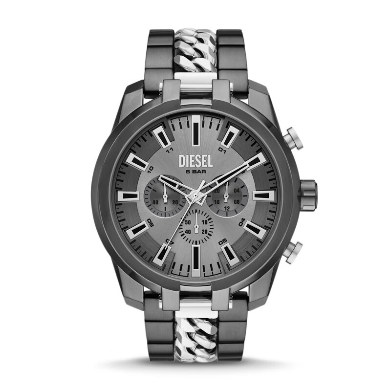 DIESEL Men's Quartz Steel Strap Watch, Birthday Gift for Boyfriend DZ4630, Mid-Autumn Festival Gift 1