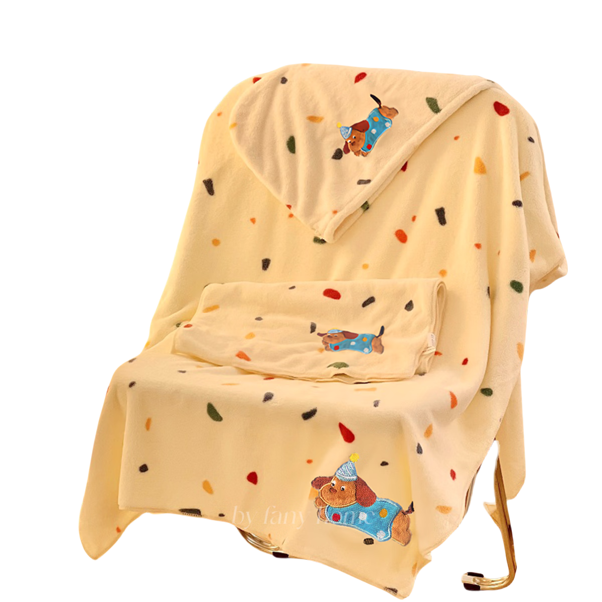 Fanyejia Towel Set, Cute Bath Towels, Coral Fleece, Absorbent And Quick-Drying, for Student Dormitory, Women's Wrap Towel, Hair Drying Cap, Bathroom And Sports Use
