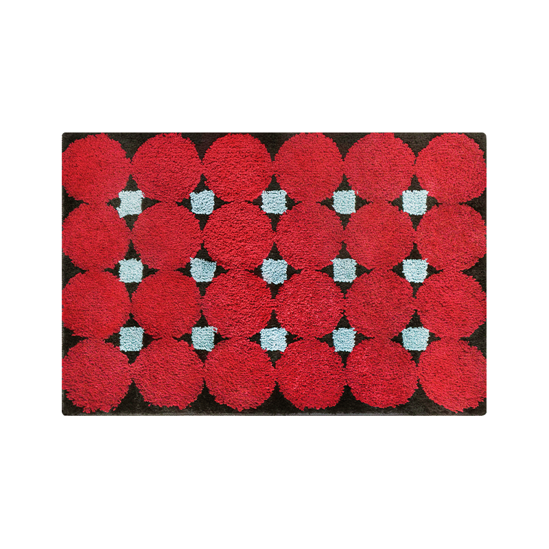 Saibosi Traditional Chinese Style Bathroom Mat, Thickened Absorbent Foot Pad, Non-Slip Carpet for Bathroom Entrance, Luxurious Feel, 50x80cm