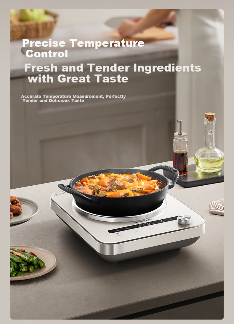 Joyoung Induction Cooker, Concave Electromagnetic Stove, Household Countertop Model, 3500W High Power, Stir-Fry Intense Flame Stove, Multifunctional Deep Concave Arc Surface Cooker N3501 [With Free Special Iron Pot] 13