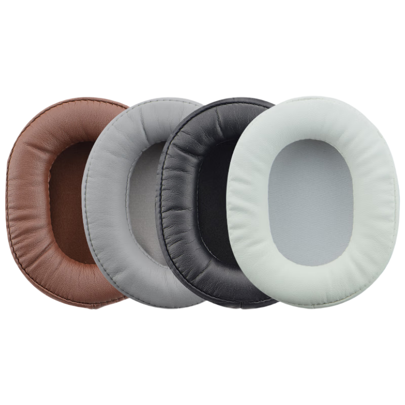 PENGGU Suitable for M50x, M40x, M30x/m20x/ath-msr7b Foam Covers Universal Earpads, Brown - Protein Leather