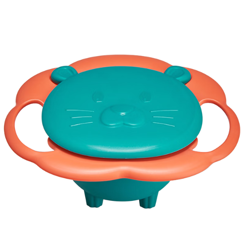 9I9 Baby Bowl, 360-Degree Anti-Fall And Anti-Scalding, Rotating Spinning Bowl, Snack Bowl, Balance Bowl A57
