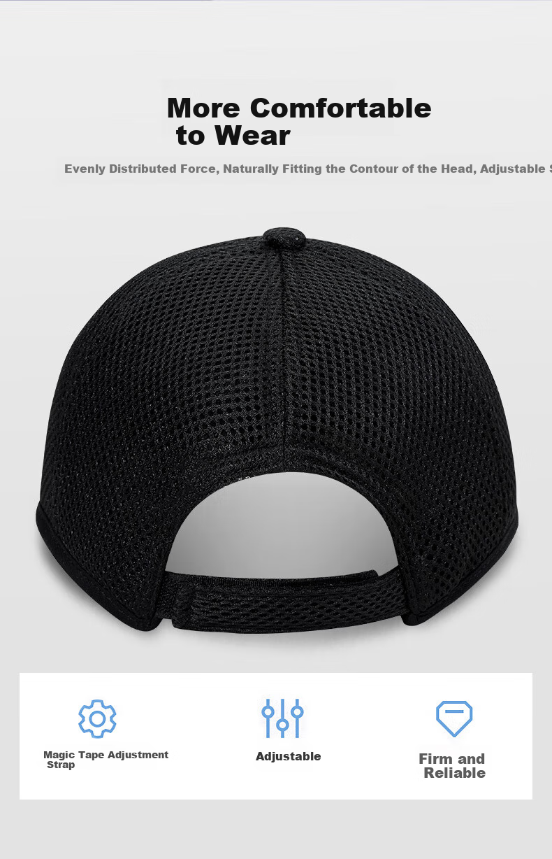 JEEP Men's Summer Mesh Baseball Cap, Versatile Casual Cap for Men And Women, Breathable Sun Hat A0758 2