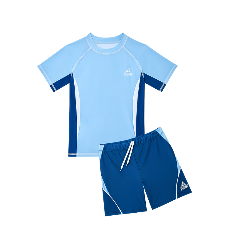 PEAK Kids Two-Piece Swimwear Boys Youth Thermal Swimwear Deep Blue 120