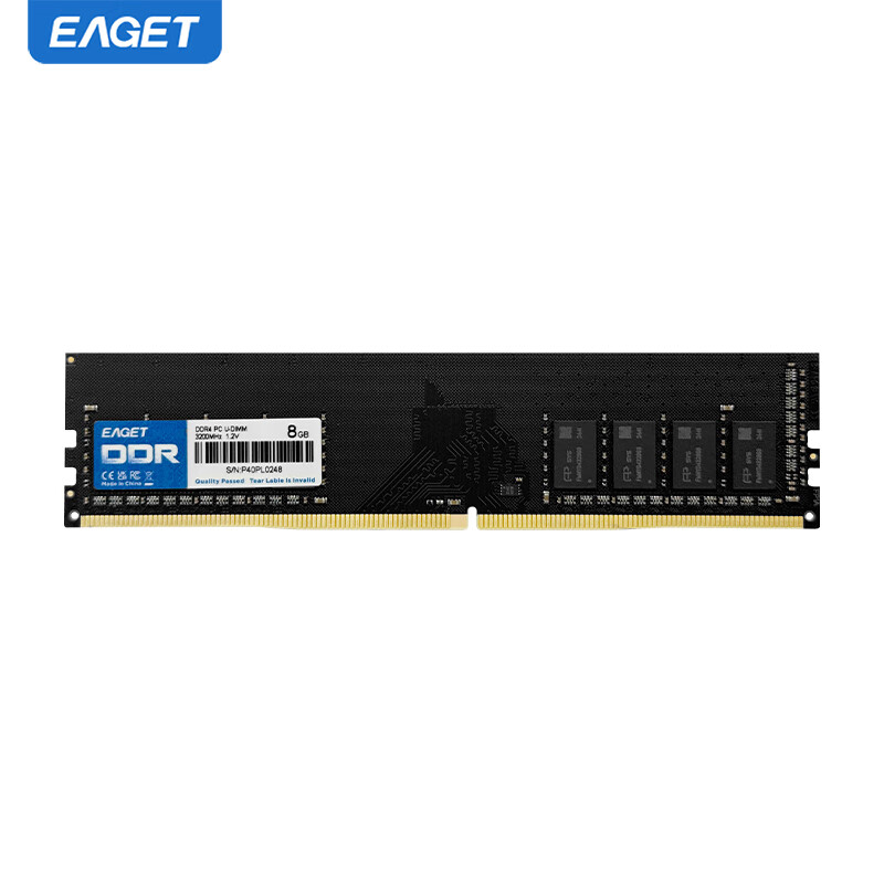EAGET 16GB DDR4 3200MHz Desktop RAM Memory Module AI Computer Upgrade P40 Intel Compatible 7