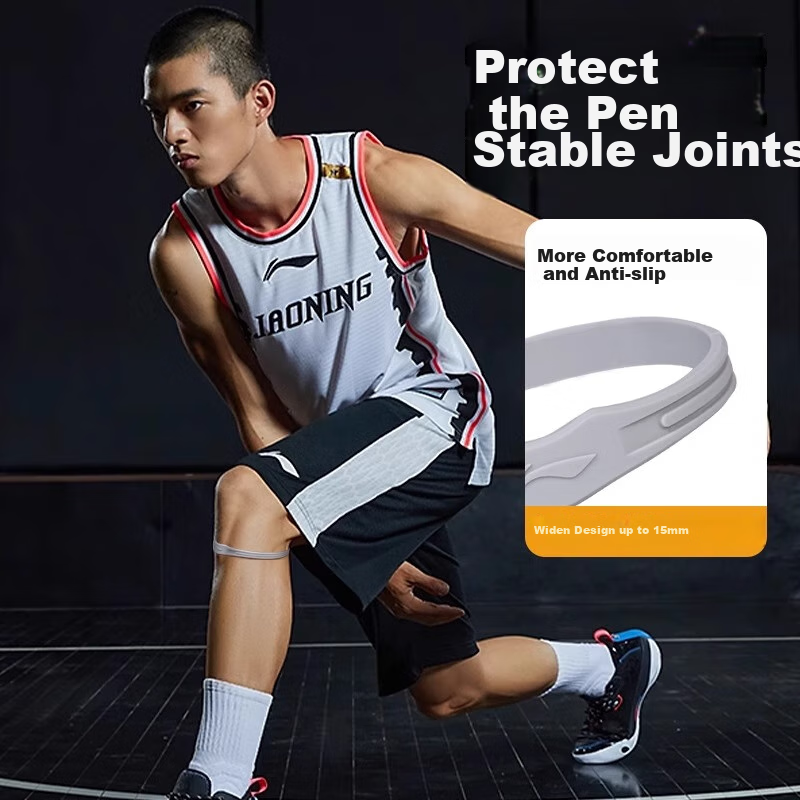 Li-Ning Knee Brace [Two-Pack], Patellar Strap Knee Support, Knee Joint Fixation Brace, Meniscus Knee Protector, Gray