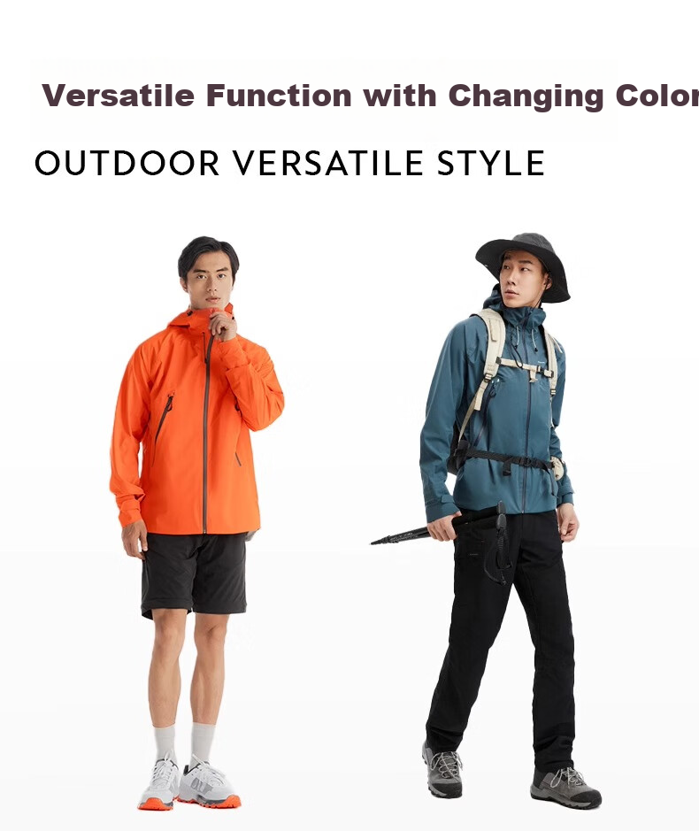 DECATHLON New Women's Hard Shell MH500 Asian Fit Outdoor Windproof Waterproof Mountaineering Jacket L-5451474 6