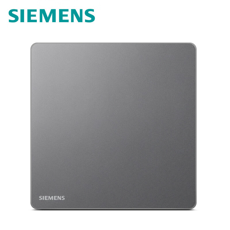 SIEMENS Switch Panel, Single Intermediate Switch, Slim Concealed Switch, Yucai Starry Night Gray 5TA40103NC06