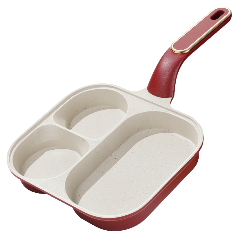 SSN Three-In Egg Pan, Breakfast Pan, Thick Egg Cooker, Non-Stick Egg And Burger Pa