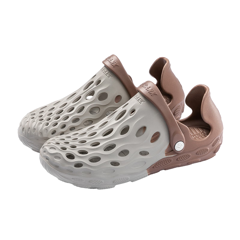 Paul Frank Unisex Outdoor Casual Beach Sandals Breathable Soft Elastic Thick Sole Water Shoes Coffee Size 44 PF365