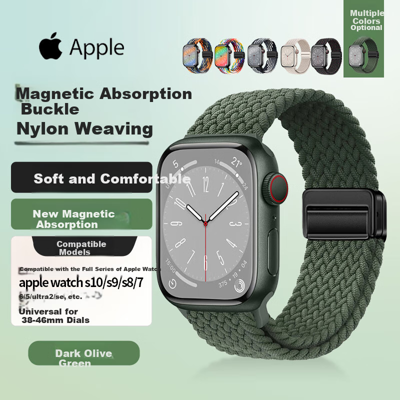 Baking Compatible Apple Watch Band for Apple Watch S12/S11/S10/S9/8/7/6/5/4/SE/Ultra3, IWatch Sports Original Packaging