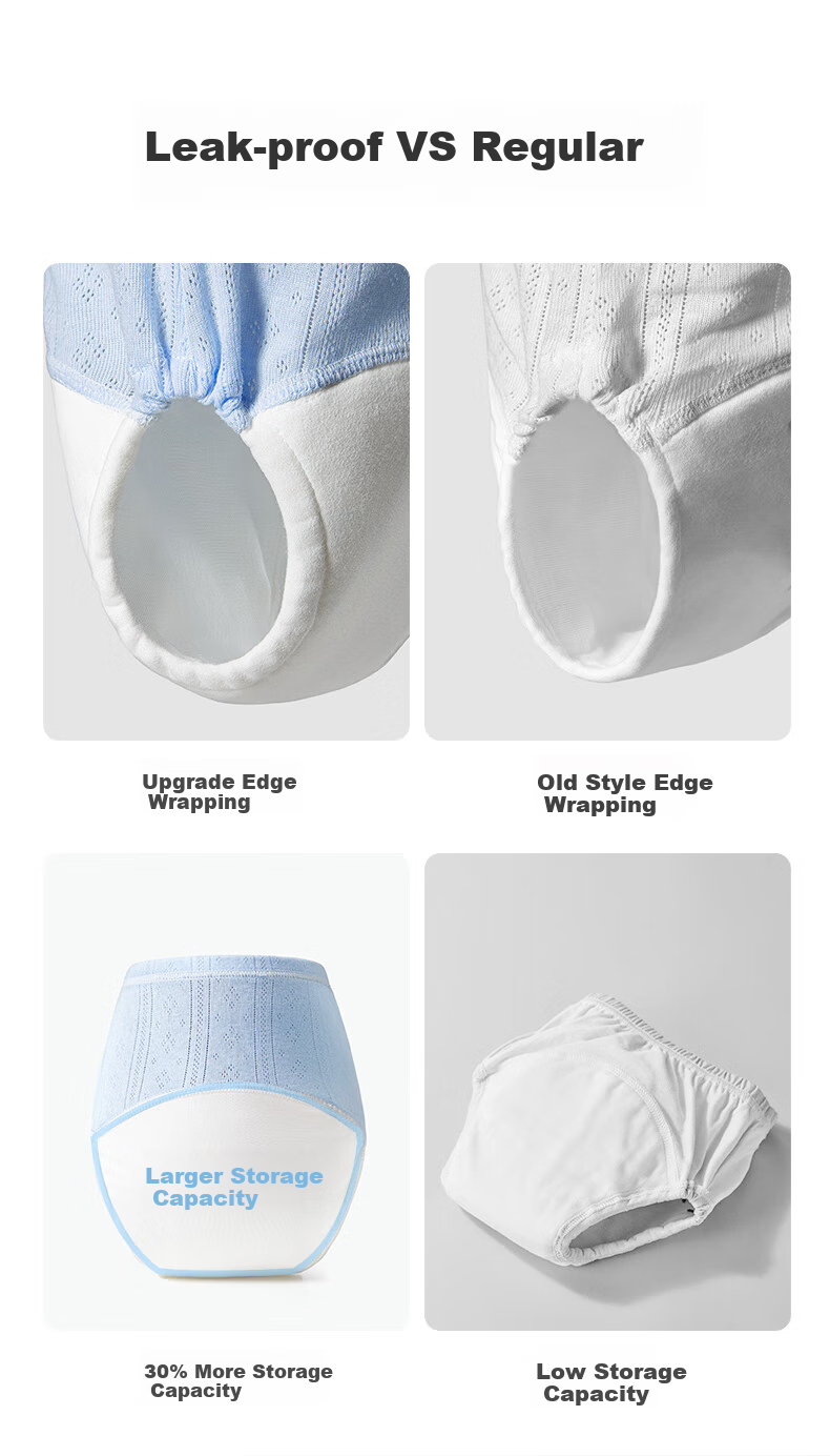 Beedoll Summer Baby Washable Potty Training Pants 3-Pack Duck Dog Rainbow Cloud M Size 10