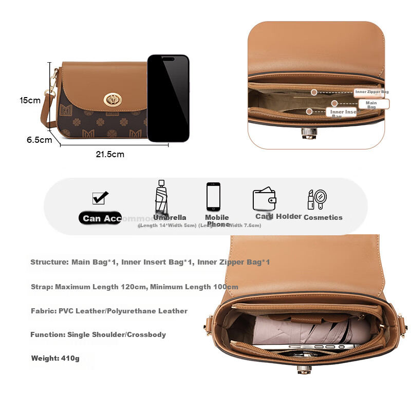 MEXICAN Handbag for Women, 2026 Light Luxury Shoulder Crossbody Bag, Retro Small Square Bag, Valentine's Day Gift for Wife Or Girlfriend
