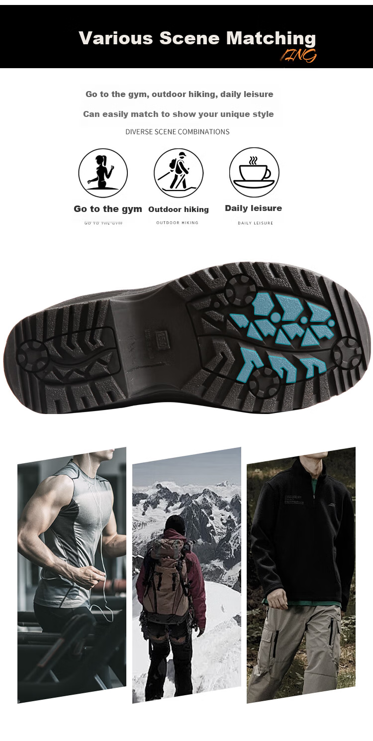 Jolly Walk Non-Slip Wear-Resistant Fishing Shoes Waterproof Rain Boots JW8101, Black Low-Cut Size 41 7