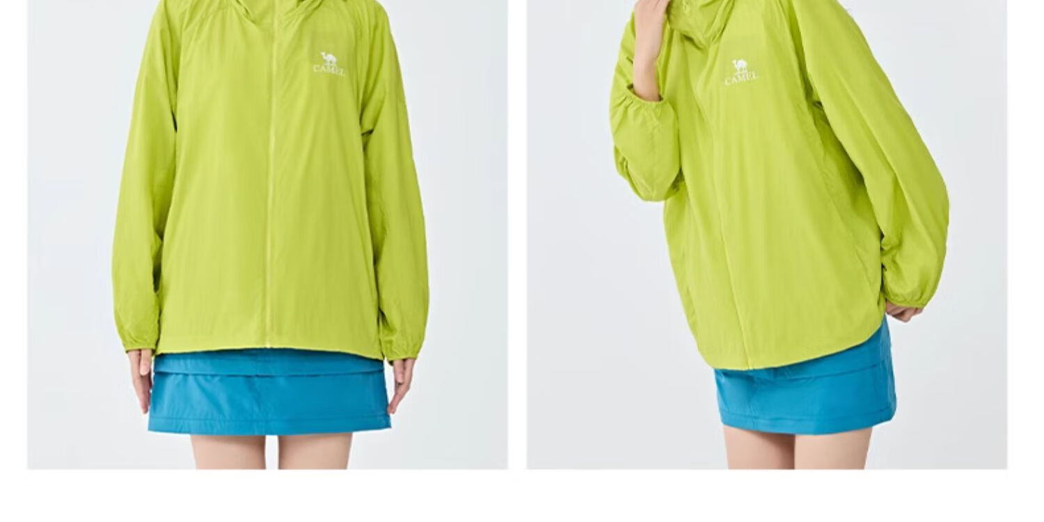 Camel Women's Mu Guang Sun Protection Jacket Unisex Lightweight Summer New Loose Breathable Cooling UV Protection Shirt 23