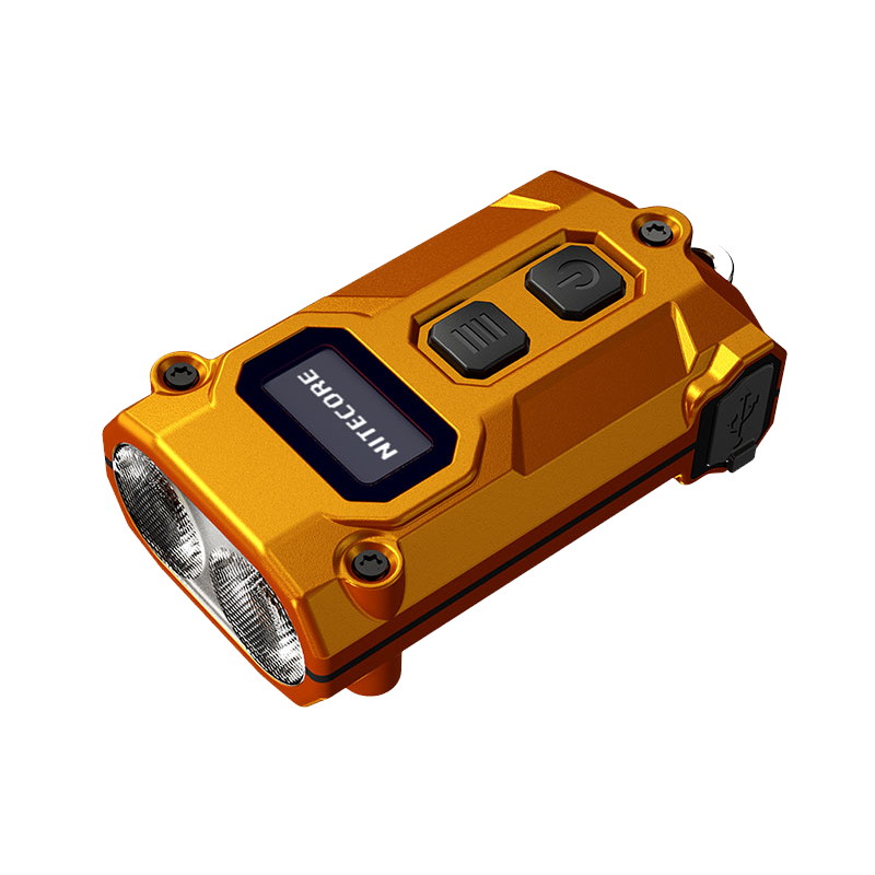 NITECORE TINI3 Flame Orange Outdoor Keychain Light Multi-Color Temperature Smart EDC Portable Mini Flashlight