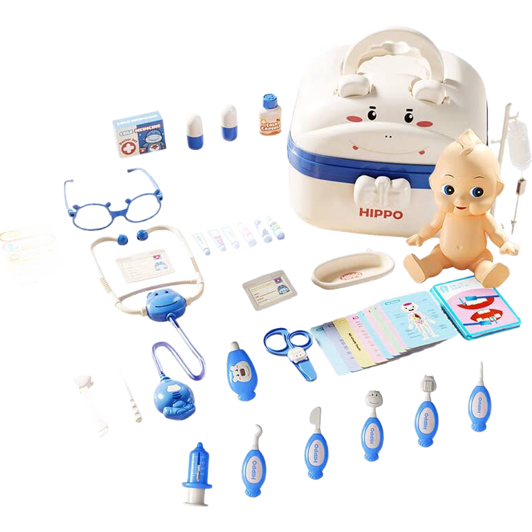 Kuangyeqishi Simulated Children's Doctor Toy, for Ages 3-6, Pretend Play Stethoscope And Injection Toy, Birthday Gift for Boys And Girls