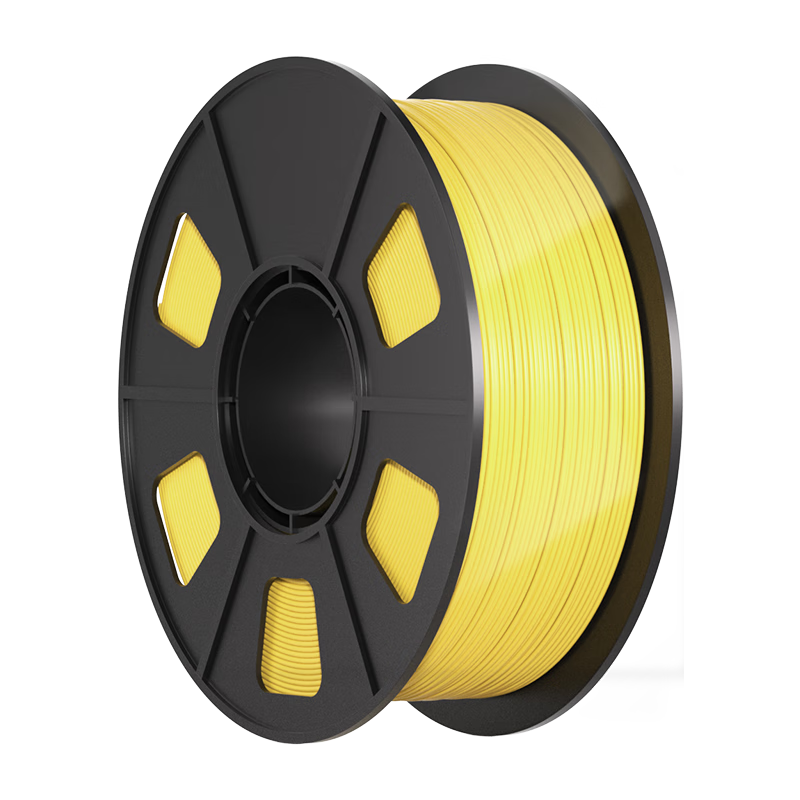CMYKSUPPLIES 3D Printing Filament PETG 1.75mm Compatible with Tuozhu, Chuangxiang Sanwei, Duoku, Fuzhi, Jiguang'erwo 3D Printer Spool Yellow 1kg