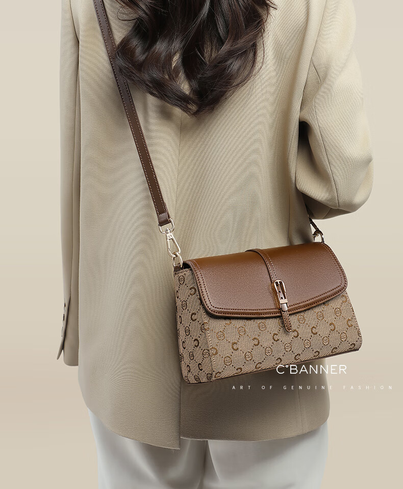 C.BANNER Women's Handbag, Crossbody Bag, Shoulder Bag, Monogram Phone Pouch, Practical Commuter Bag, Brand Birthday Gift for Girlfriend on May 20 1