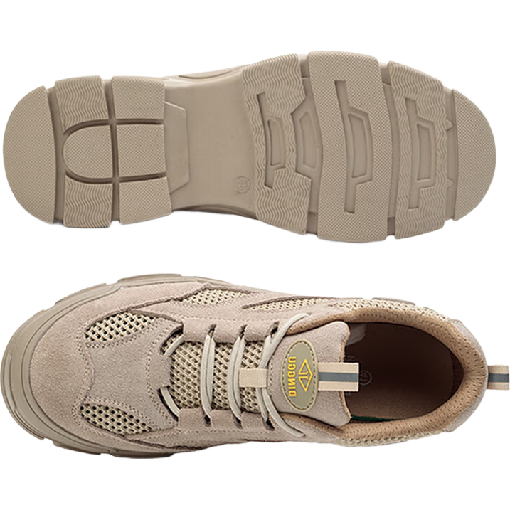 Dinggu Men's Safety Work Shoes Four-Season Slip-Resistant Durable Anti-Smash Anti-Puncture Steel Toe JD1182ZW43