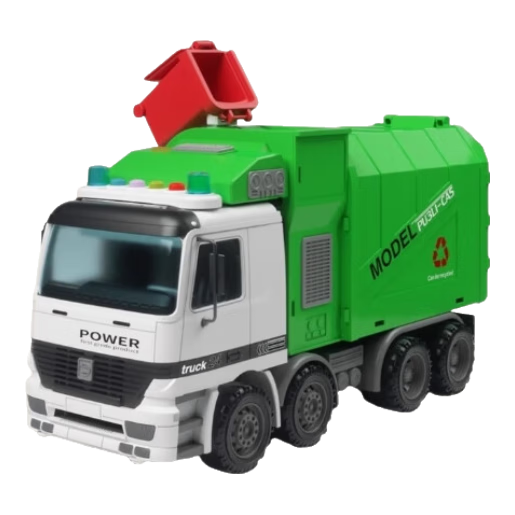 Mabaozibao Large Garbage Truck Toy for Children, Sorting Bin for Boys Aged 3-6, Cleaning And Transport Miniature Car Model