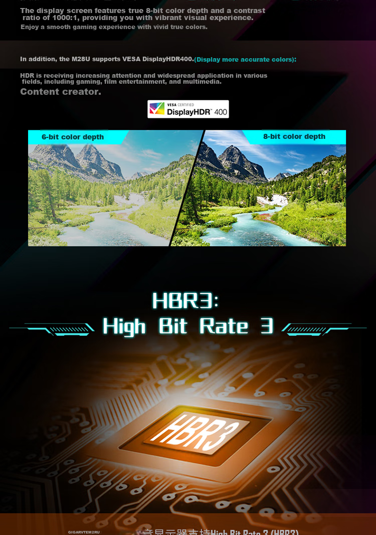 GIGABYTE 27-Inch Fourth Generation W-OLED Gaming Monitor, Moying Q28G, 2K 280Hz/0.03ms/TrueBlack500/1500 Nits/Tactical Auxiliary MO27Q28G 2