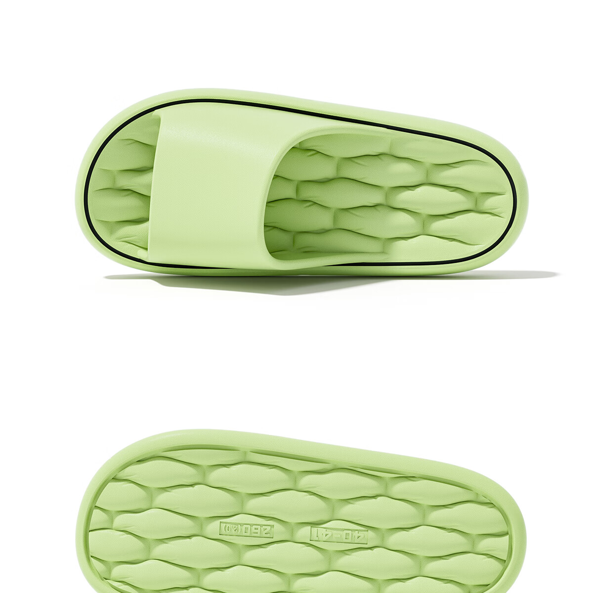 TZLDN Large Size Squishy Slippers for Men, Summer Bathroom Shower Non-Slip Home Quiet EVA Sandals 22