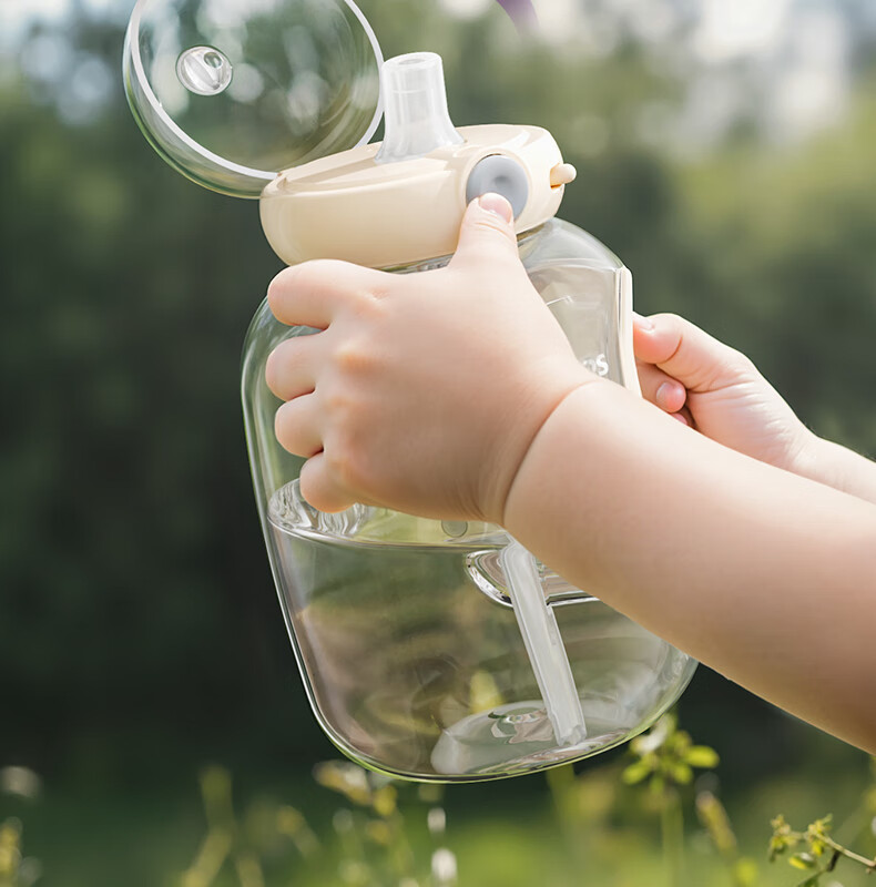 AVENT Philips Kids Straw Cup Large Capacity Direct Drinking Cup Student Kindergarten Water Bottle Ton Ton Cup JD Self-operated 8