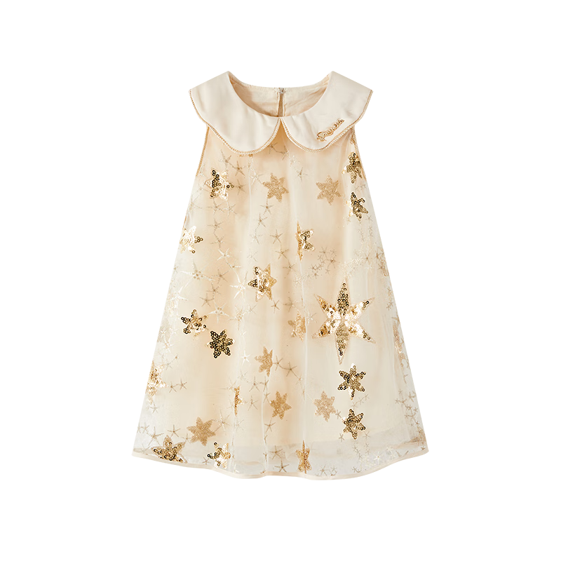 Disney Elsa Girls' Princess Dress, Summer Children's Clothing, New Style for Summer 2026, Children's Dress