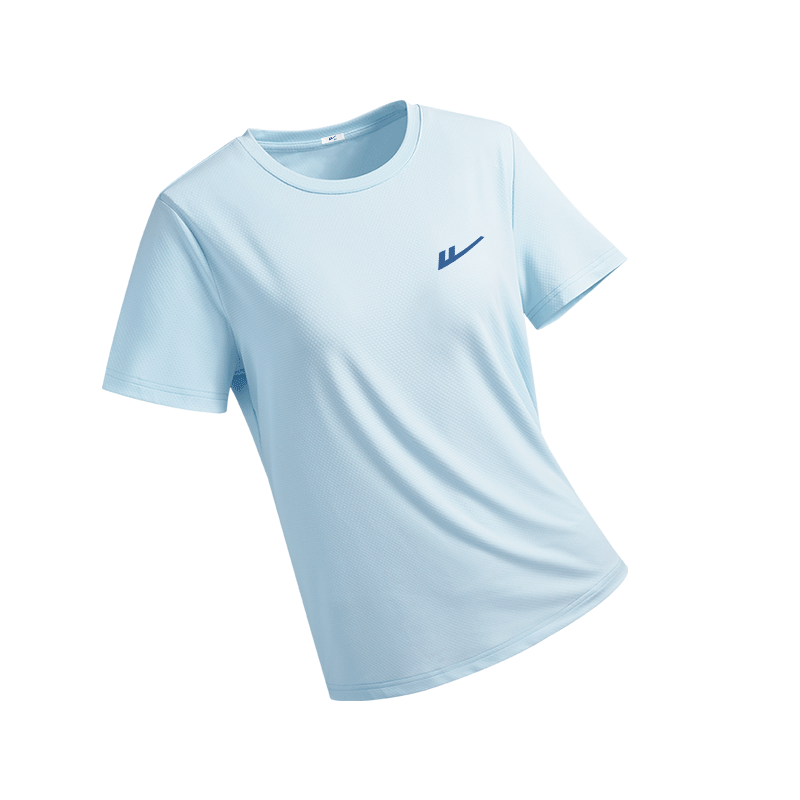 Warrior Ice Silk Short Sleeve Women's T-Shirt 2026 New Summer Fashion Breathable Quick-Dry Sun Protection Loose Top