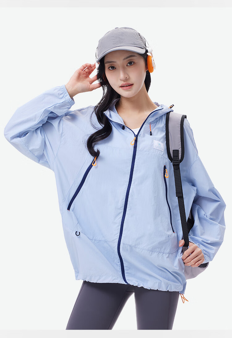 CAMEL Outdoor Sunscreen Jacket Unisex Spring Summer UV Protection Lightweight Coat [Wang Junkai Edition] 35