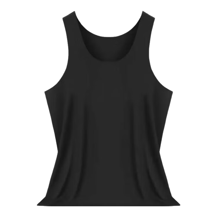 Hengyuanxiang [90% Modal] Men's Summer Ice Silk Vest Antibacterial Seamless Thin Sleeveless Breathable Tank Top Base Shirt