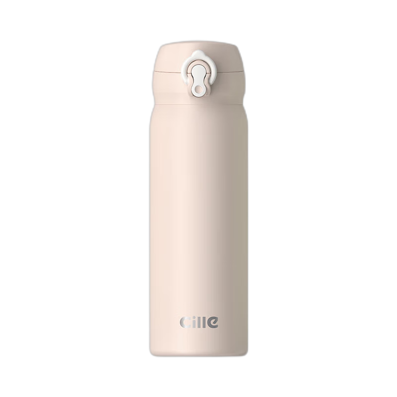 Cille Insulated Bottle 316 Stainless Steel Water Bottle Unisex Sports Cup Student Flip Lid Large Capacity Kids Cup
