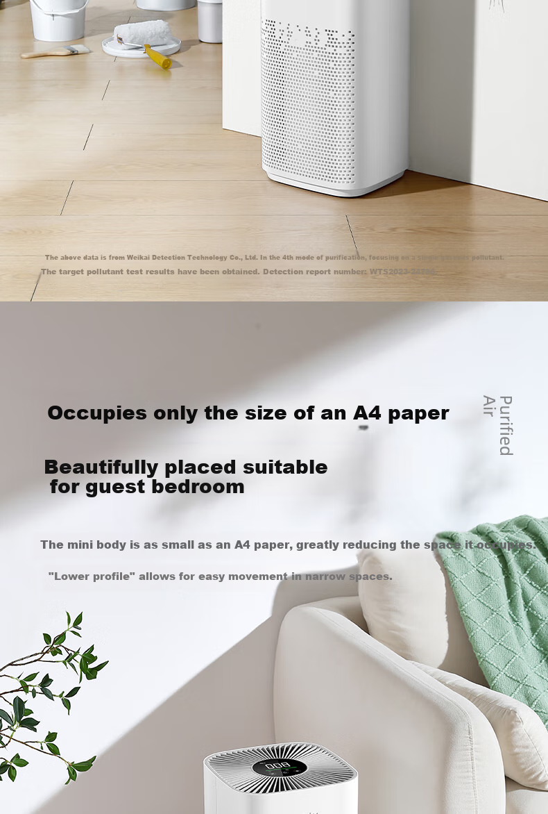 Haier Air Purifier for Indoor Use, Recommended for Mothers And Babies, Removes Formaldehyde, Smoke Odors, Benzene, Ionizes Dust, Eliminates Odors And Allergens in Offices, Disinfects And Purifies The Air 6