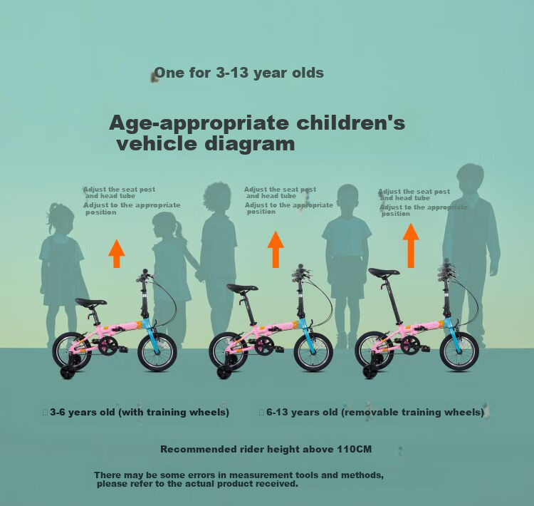 DAHON Children's Oversized Bike, 14-Inch Aluminum Alloy, for Boys And Girls Students, Small Wheels, KAA411, Gray-Black 2