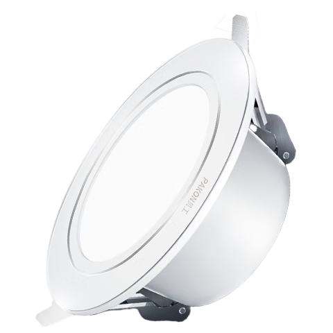 Beigong LED Recessed Downlight Full Aluminum All White 3.5 Inch 9W Cutout 85-100mm Cool White (6000K) Shield Series