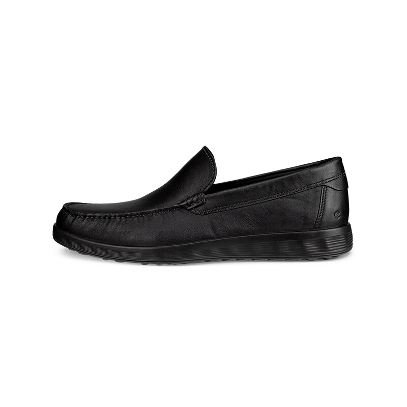 ECCO Men's Loafers, Slip-On Leather Shoes, Business Casual Shoes, Cowhide Men's Shoes, S Light Moccasin 540514, Size 40