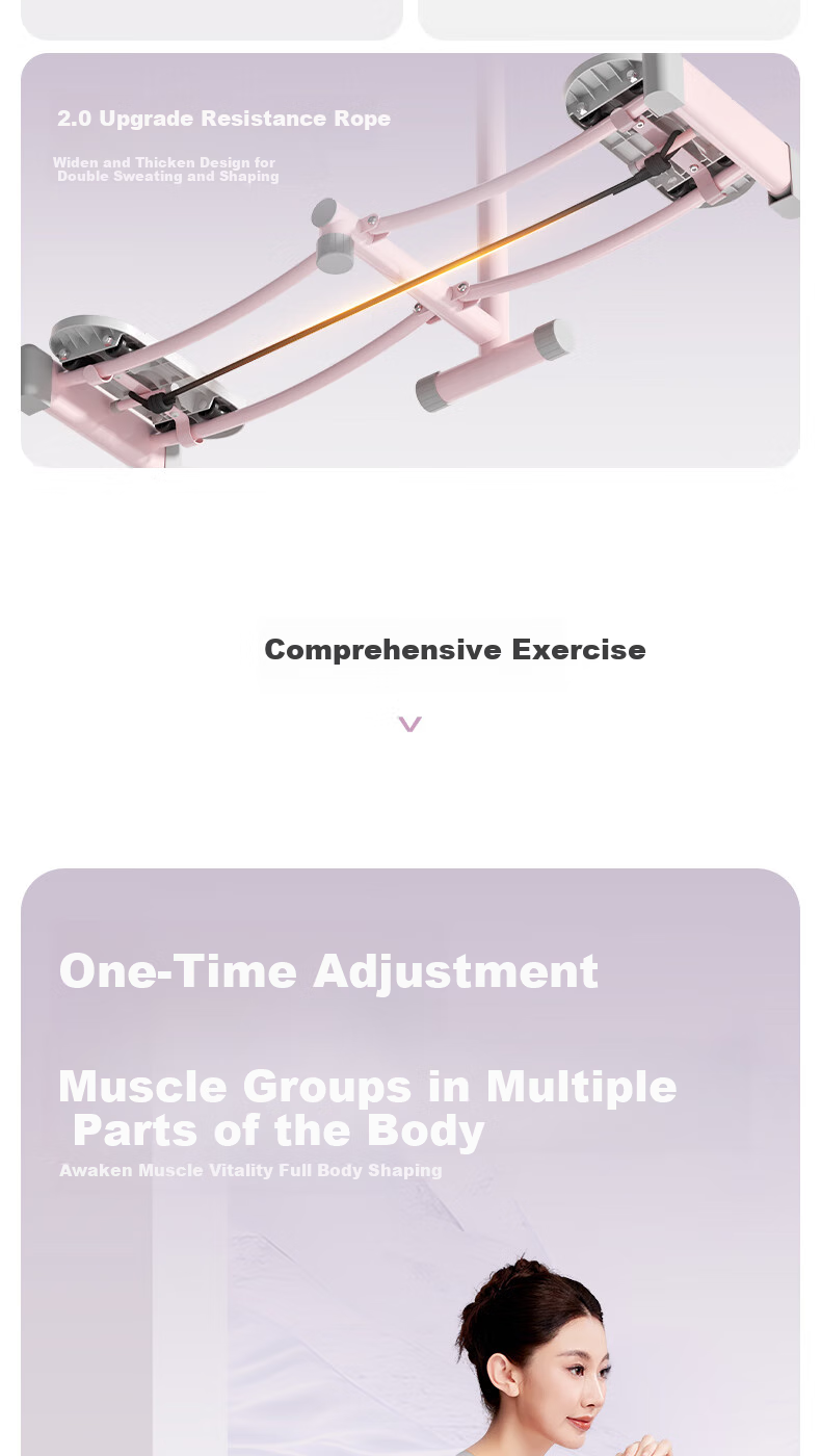 Yottoy Ski Machine Pelvic Trainer Leg Slimming Device Postpartum Women's Thigh Exercise Leg Press Machine 2