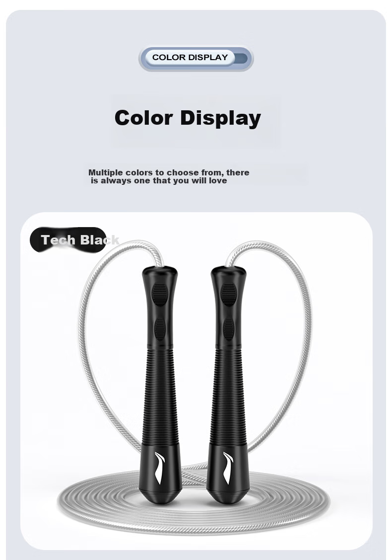 Li-Ning Speed Jump Rope, Steel Wire Professional Competition And Exam-Specific, for Children, Primary And Secondary School Students, Sports Ultra-Light Rope, 4mm 13