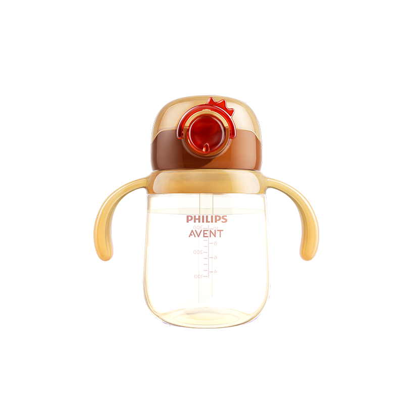 AVENT Philips Children's Straw Cup PPSU Water Bottle for 1-6 Years Old Toddlers Kindergarten Students JD Self-operated