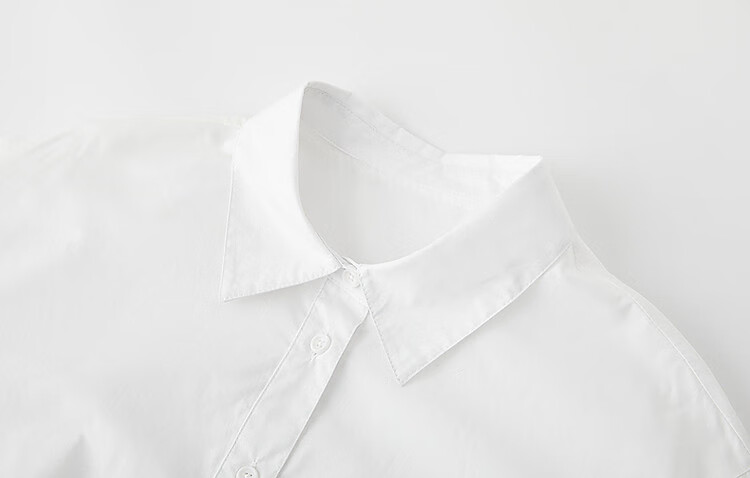 Dme [Moonlight Night Song] Spring And Autumn Gentle Pure Cotton Shirt with Lapel, Lace Trim, Patchwork Short Blouse Women's Top 6