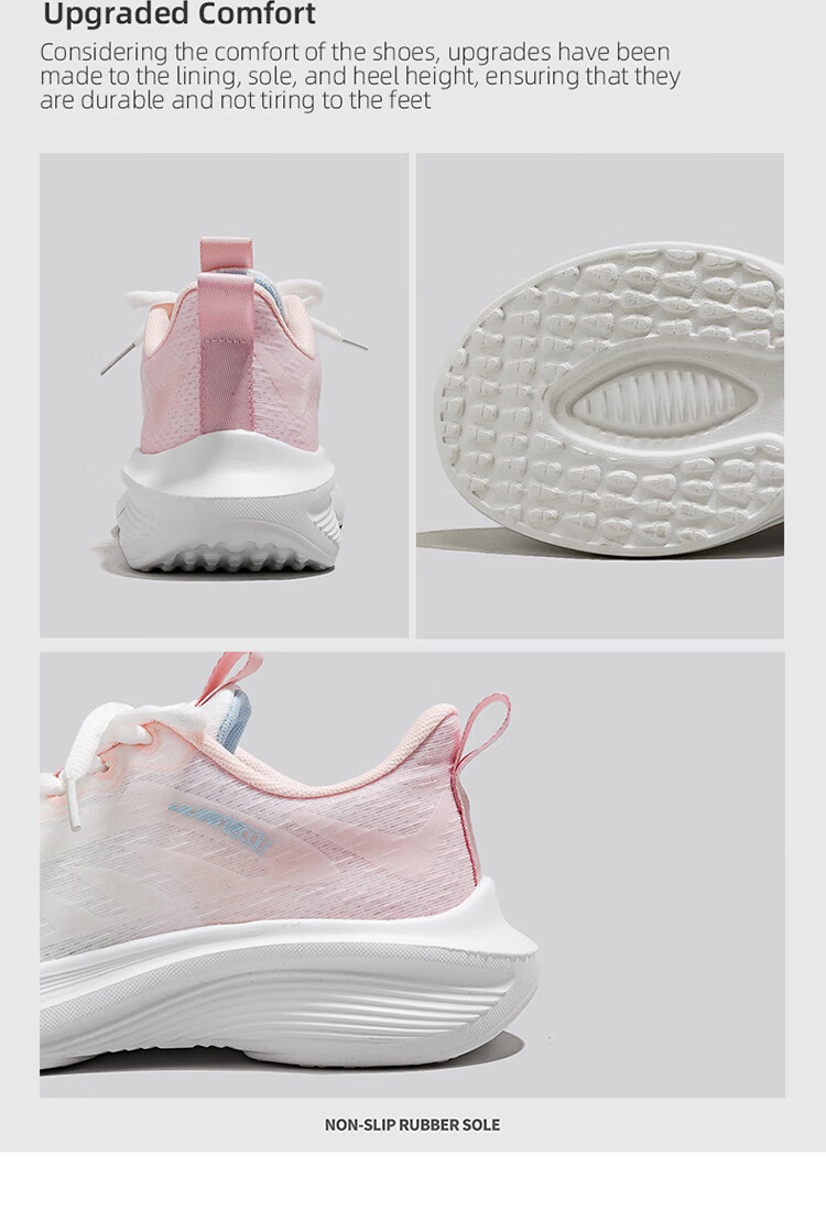 Global New Trendy Street Sports Shoes 2026 Spring Running Shoes Ultra-Light Shock Absorption Breathable Fashion Versatile Campus 4