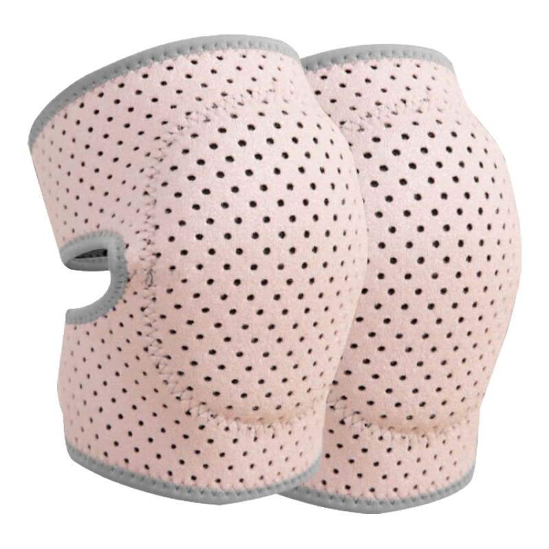 Chidong Children's Knee Pads, Breathable, for Kids' Sports, Jump Rope, Basketball, Dance, Students, Roller Skating, Anti-Collision, Kneeling Protection Gear, Pink