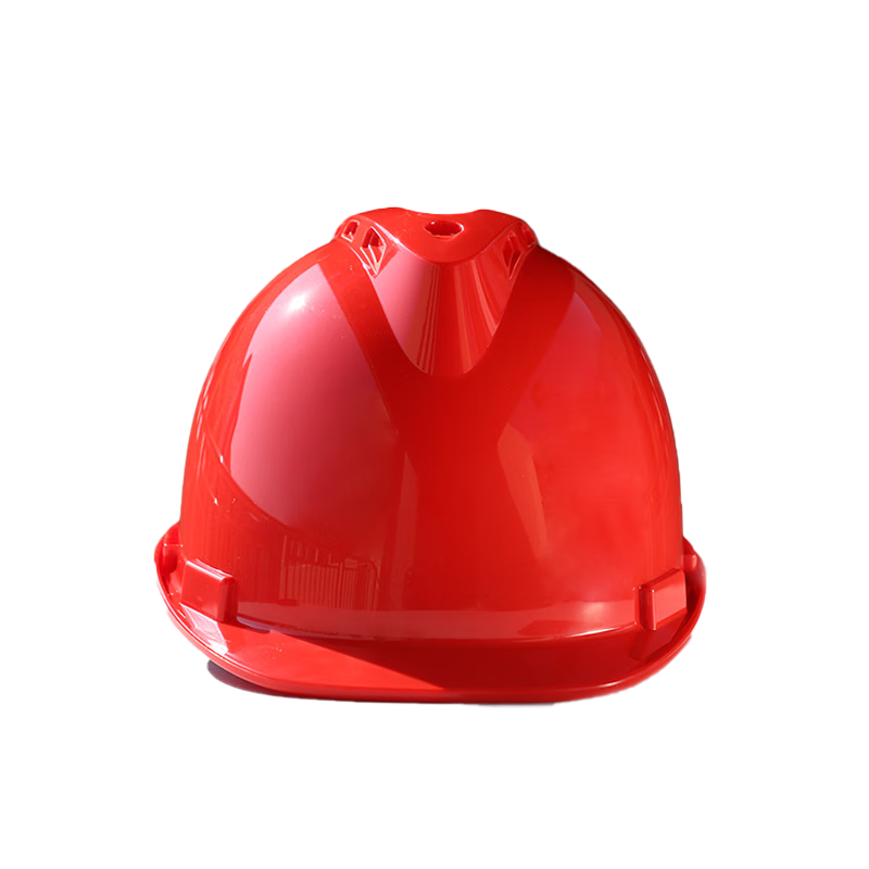 Norrisan New National Standard Built-in Fan Safety Helmet Cooling Summer Sun Protection Temperature Reduction ABS Smart Helmet with Fan Construction Site Rechargeable V-Type 3 Fans Bluetooth - Red