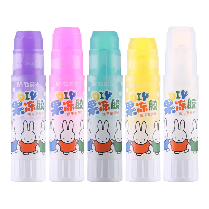 M&G 15g Jelly PVP Solid Glue Stick DIY Craft School Office Adhesive ASG97167 3-Pack Random Colors