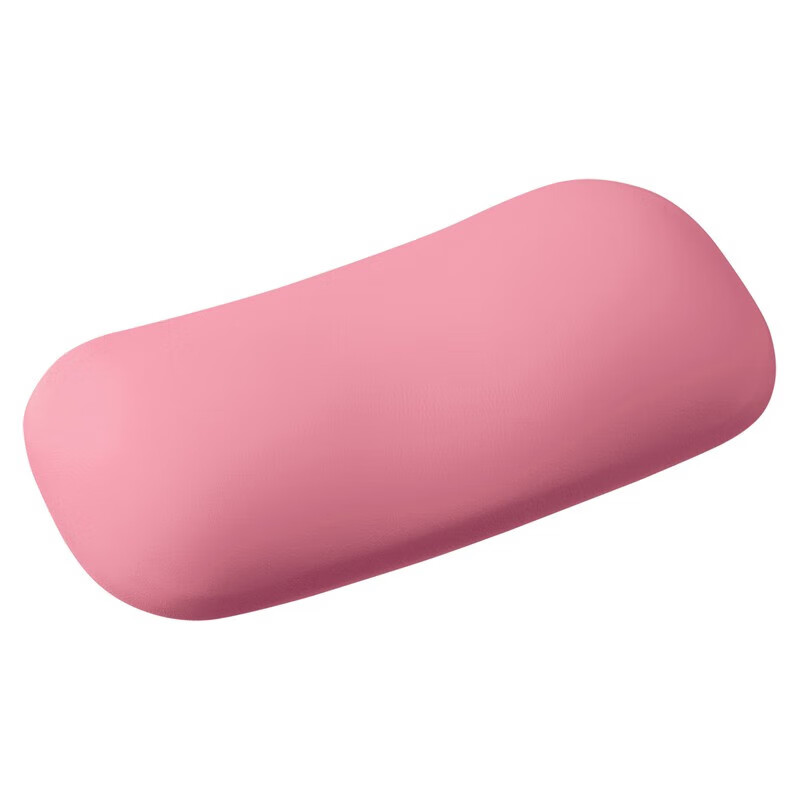 SANWA Ergonomic Jelly Silicone Wrist Rest, Mouse Pad Wrist Support, Solid Color Wrist Pad Hand Rest, Soft And Washable, for Gaming And Office Use, Pink