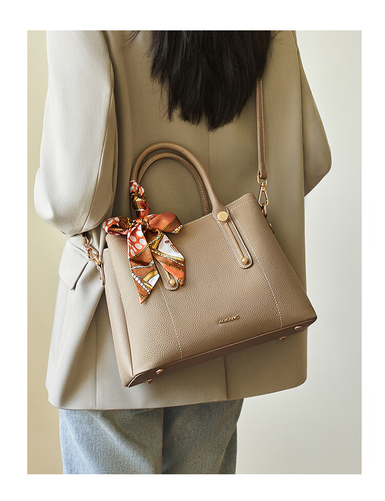 Aokang Women's Handbag, 2026 New Trendy Cowhide Tote Bag, Luxury Crossbody Shoulder Bag, Birthday And Mother's Day Gift for Mom And Wife 1