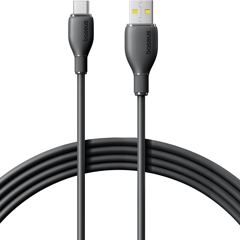 Baseus Type-C Data Cable, 6A Super Fast Charging 100W/66W, Suitable for Huawei Charging Cable P50/Mate60 Honor70Pro/50 Xiaomi Phone Cable Car Charger, Starry Black